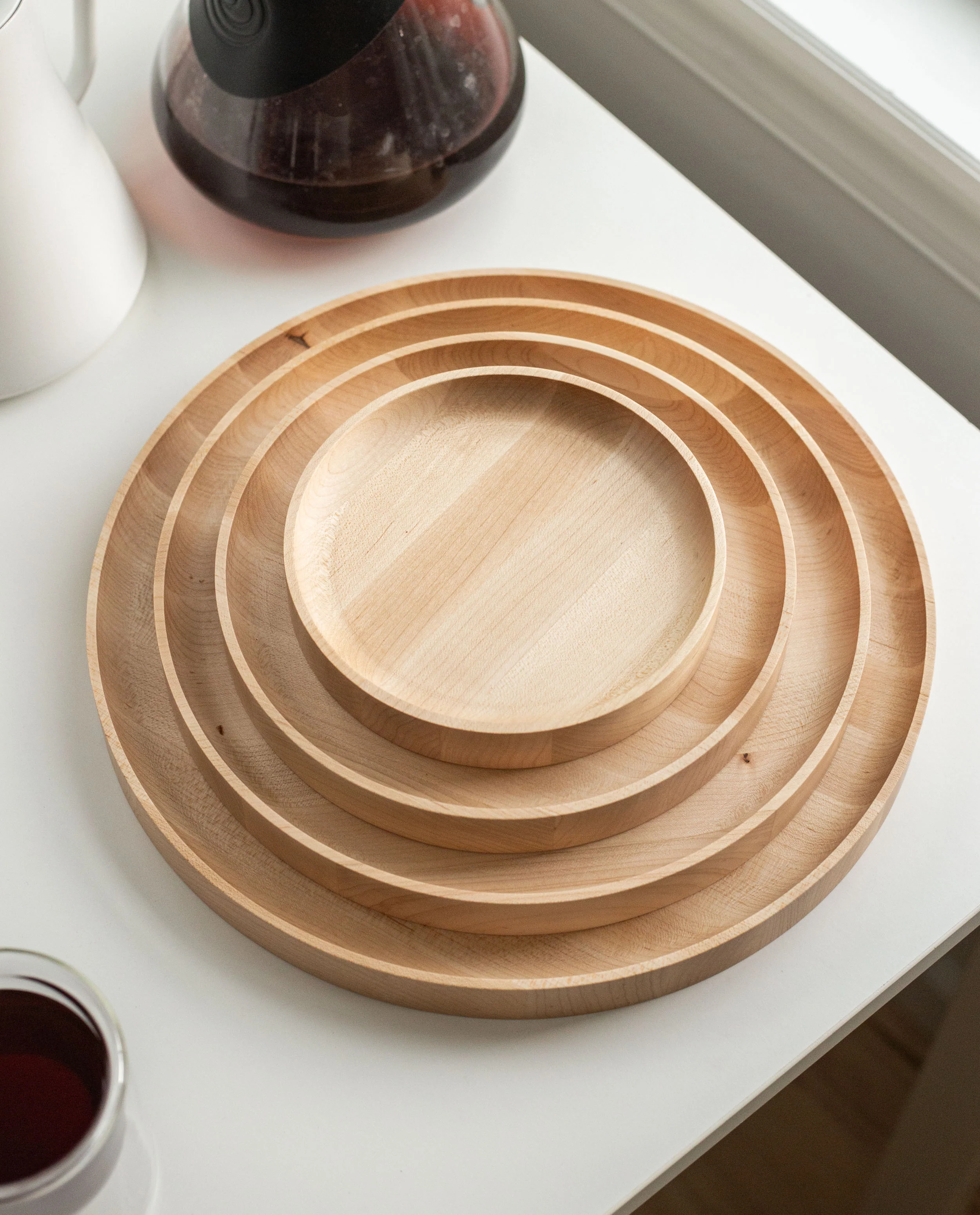 Round Valet Tray (Maple - Small)