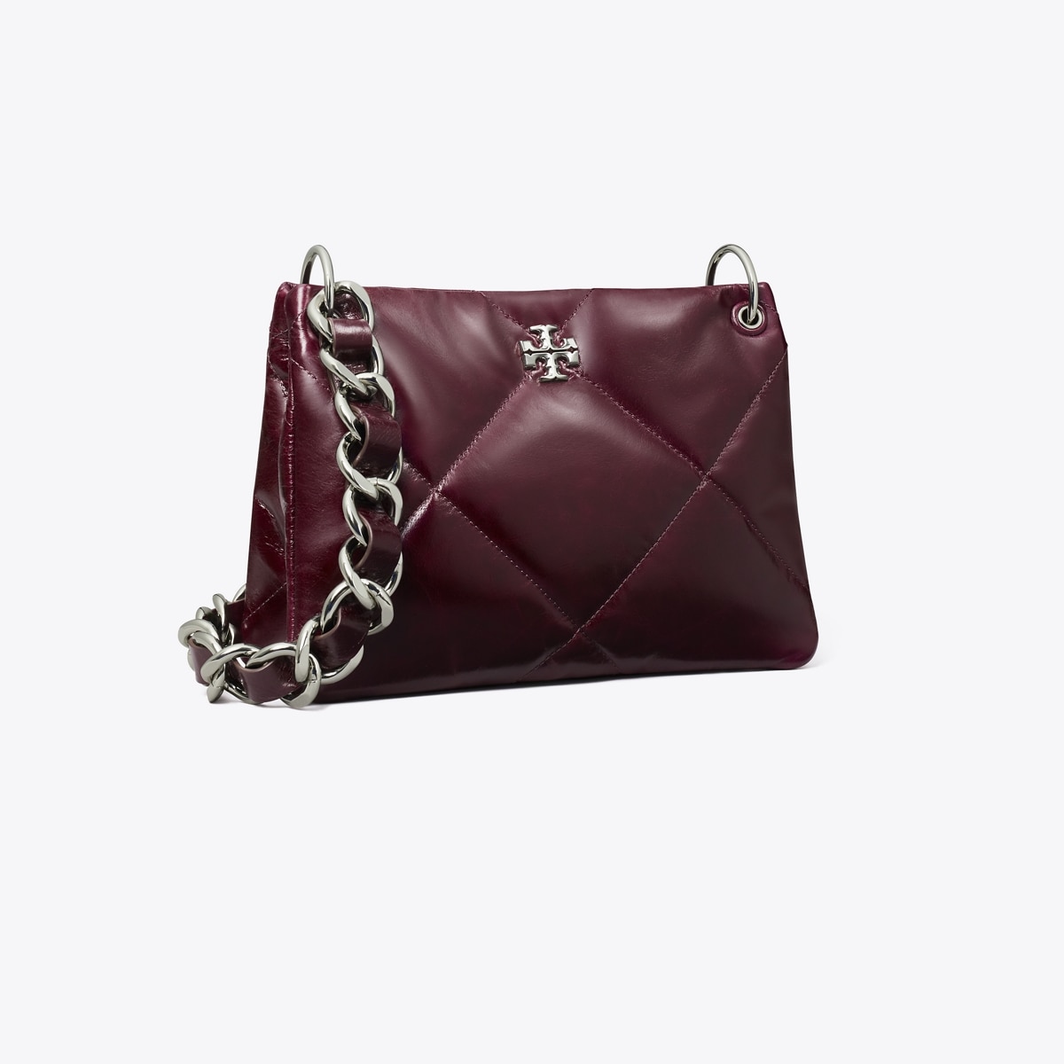 Small Kira Diamond Quilt Distressed Shoulder Bag