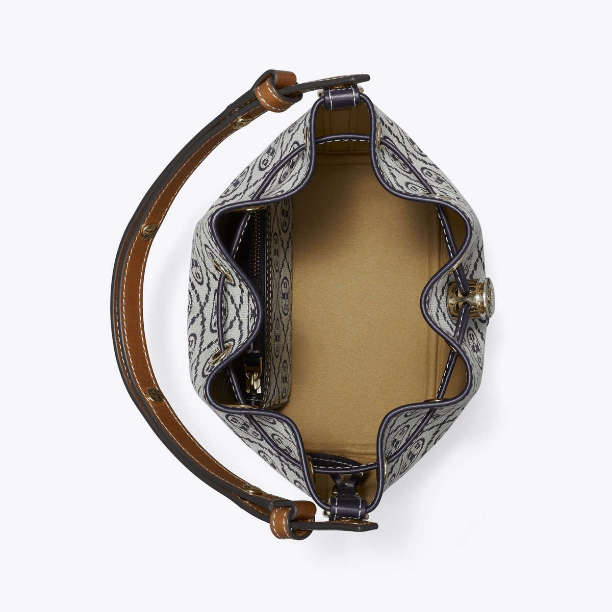 T Monogram Bucket Bag