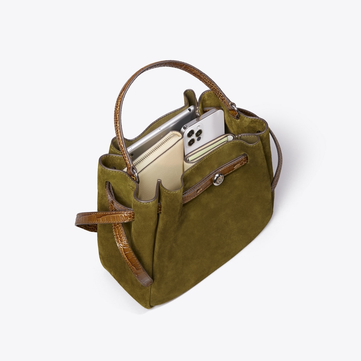 Romy Suede Bucket Bag