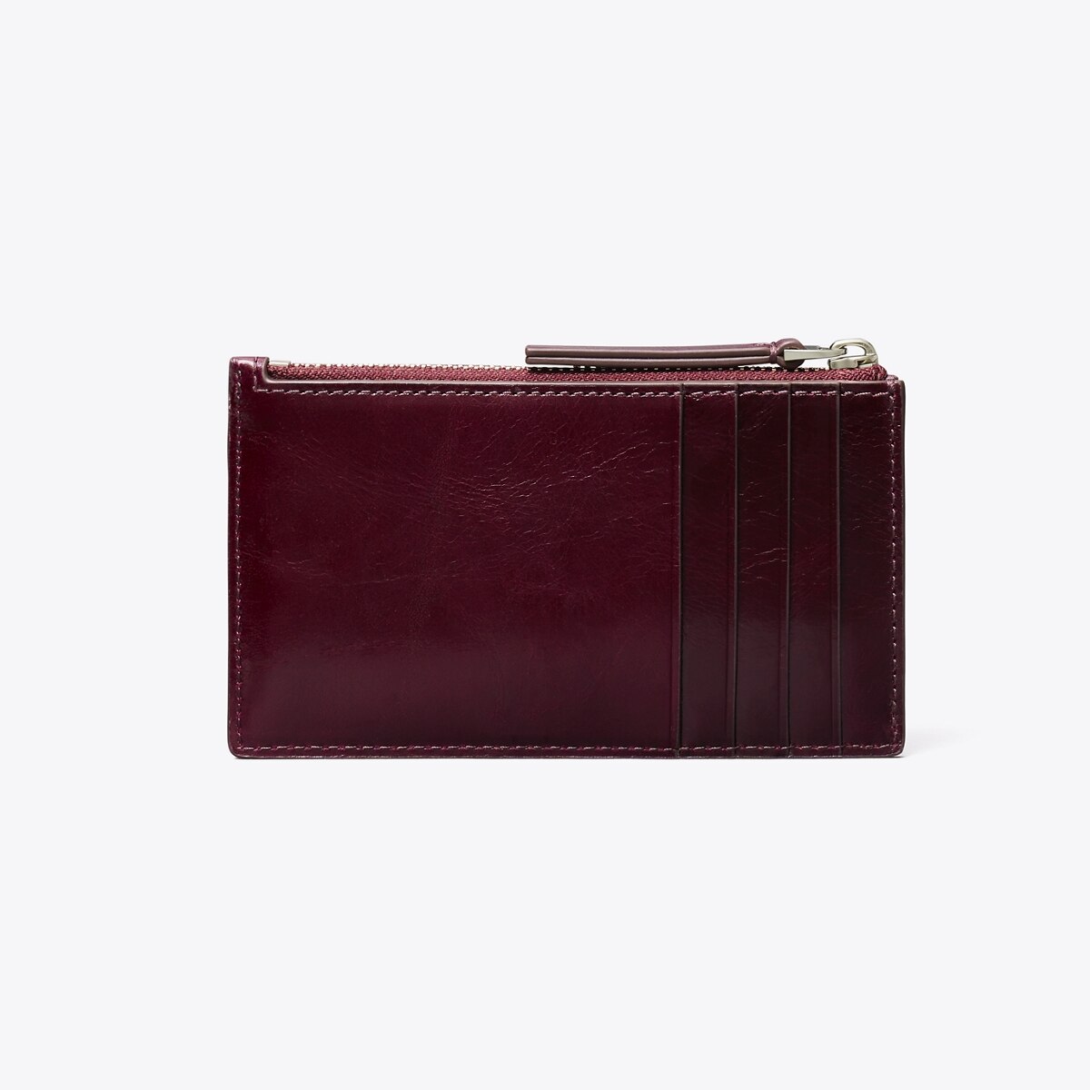 Kira Diamond Quilt Distressed Zip Card Case