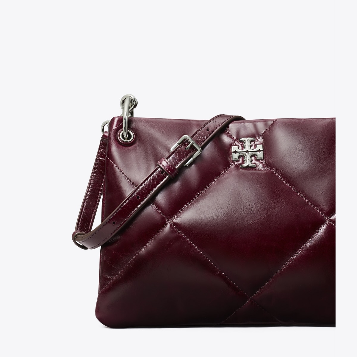 Small Kira Diamond Quilt Distressed Shoulder Bag