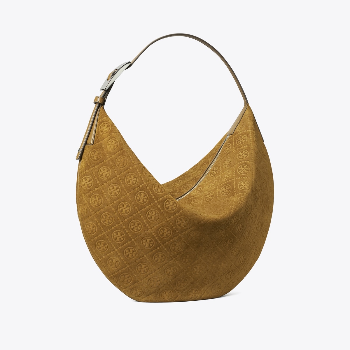 T Monogram Suede Balloon Bag