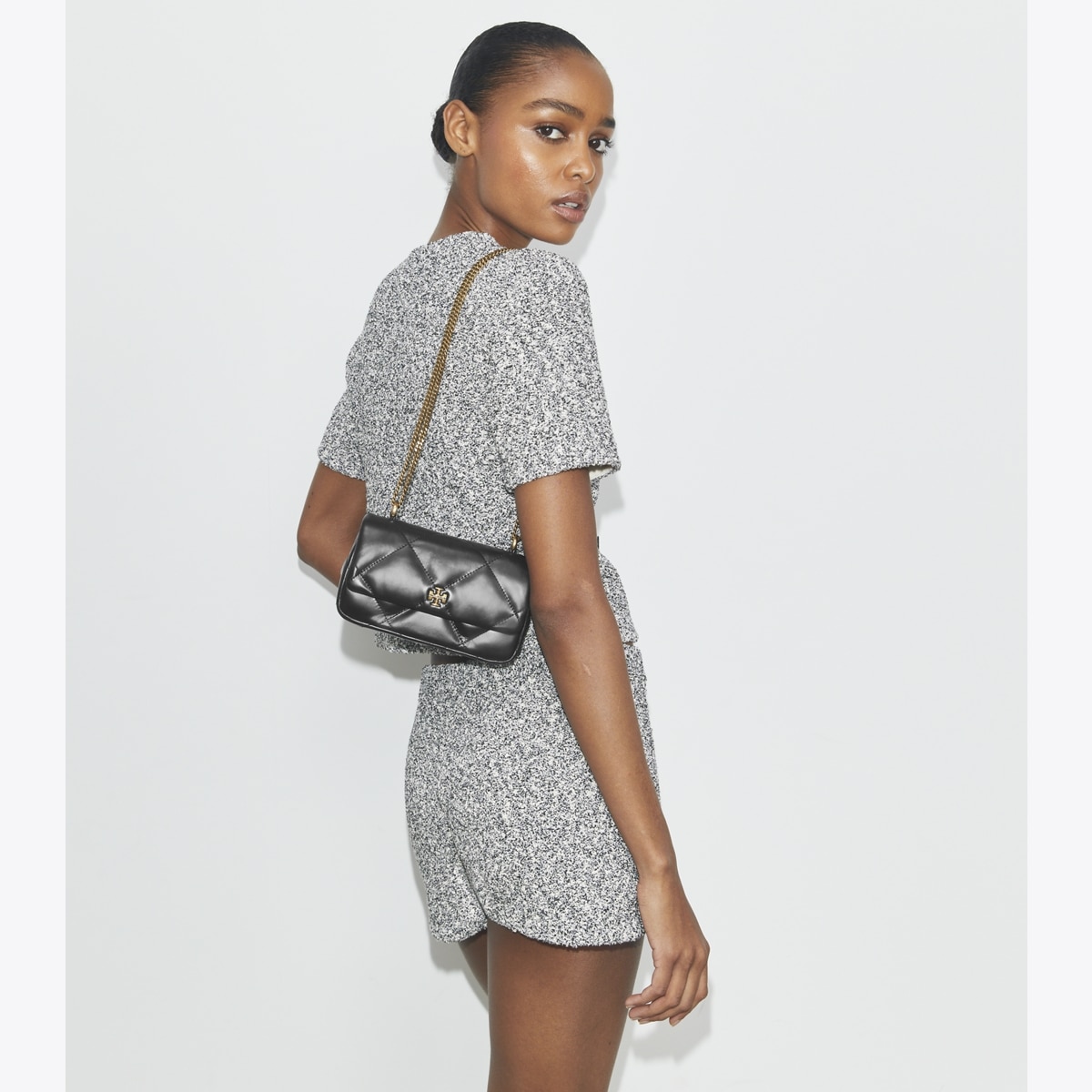 Mini Kira Diamond Quilt Flap Bag