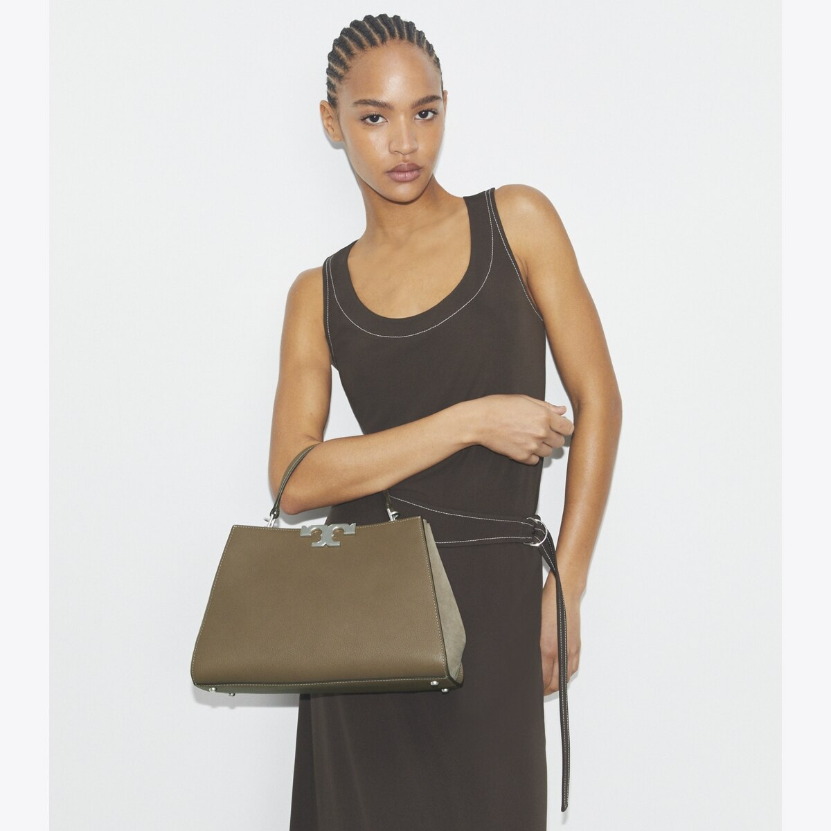 Eleanor Pebbled Satchel