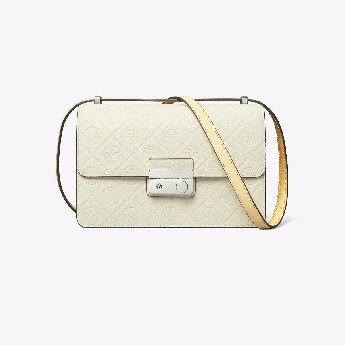 T Monogram Pebble Shoulder Bag