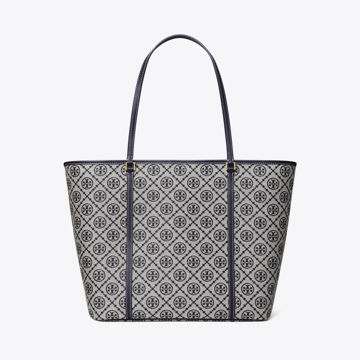 T Monogram Zip Tote