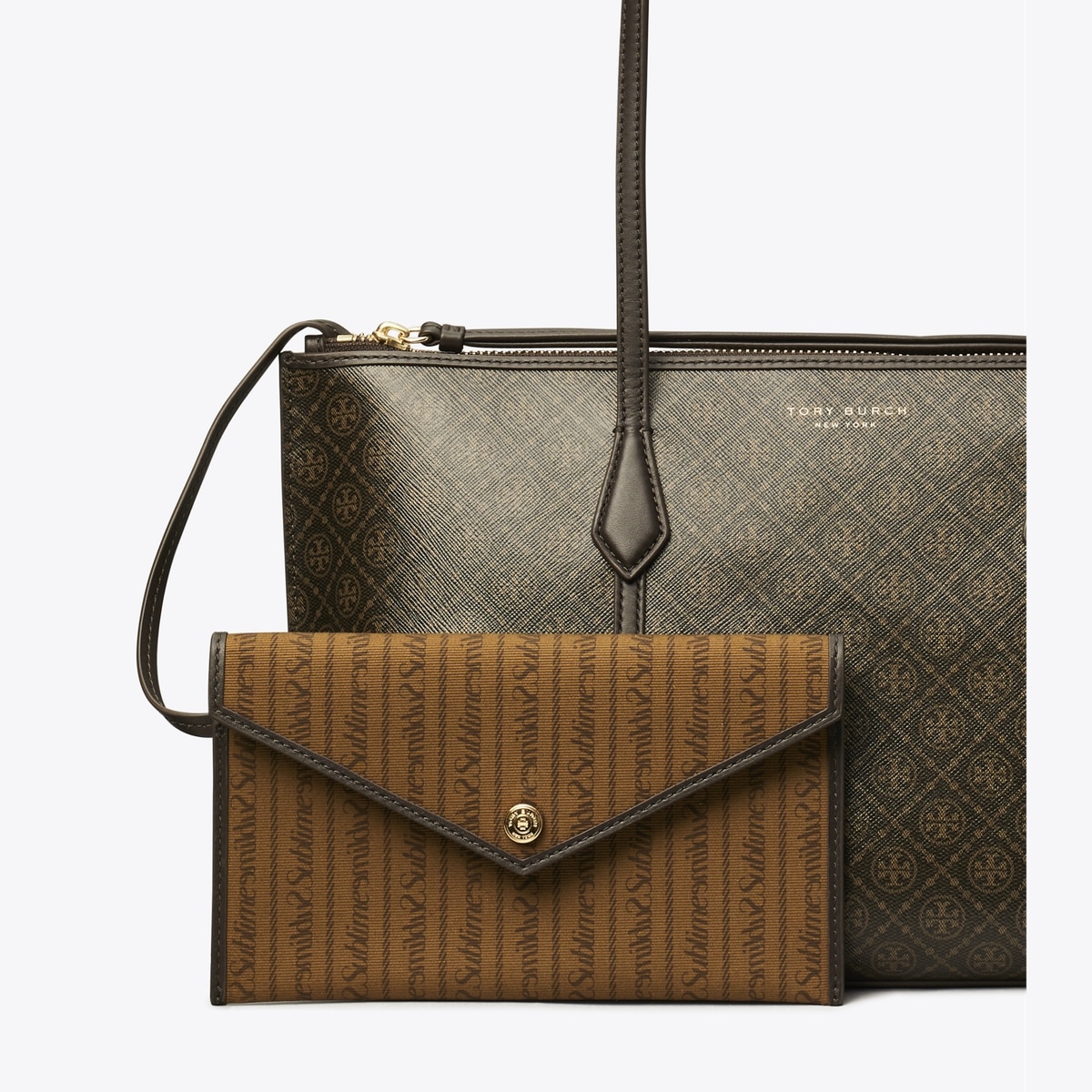 Small Perry Coated Canvas Tote