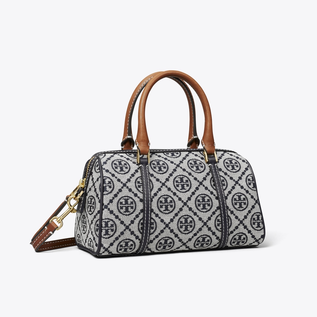 T Monogram Petite Barrel Bag