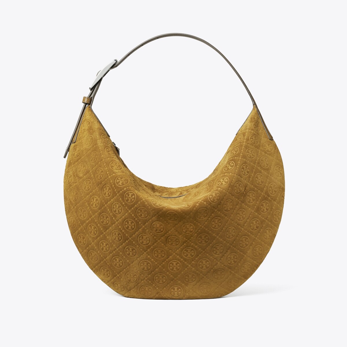 T Monogram Suede Balloon Bag