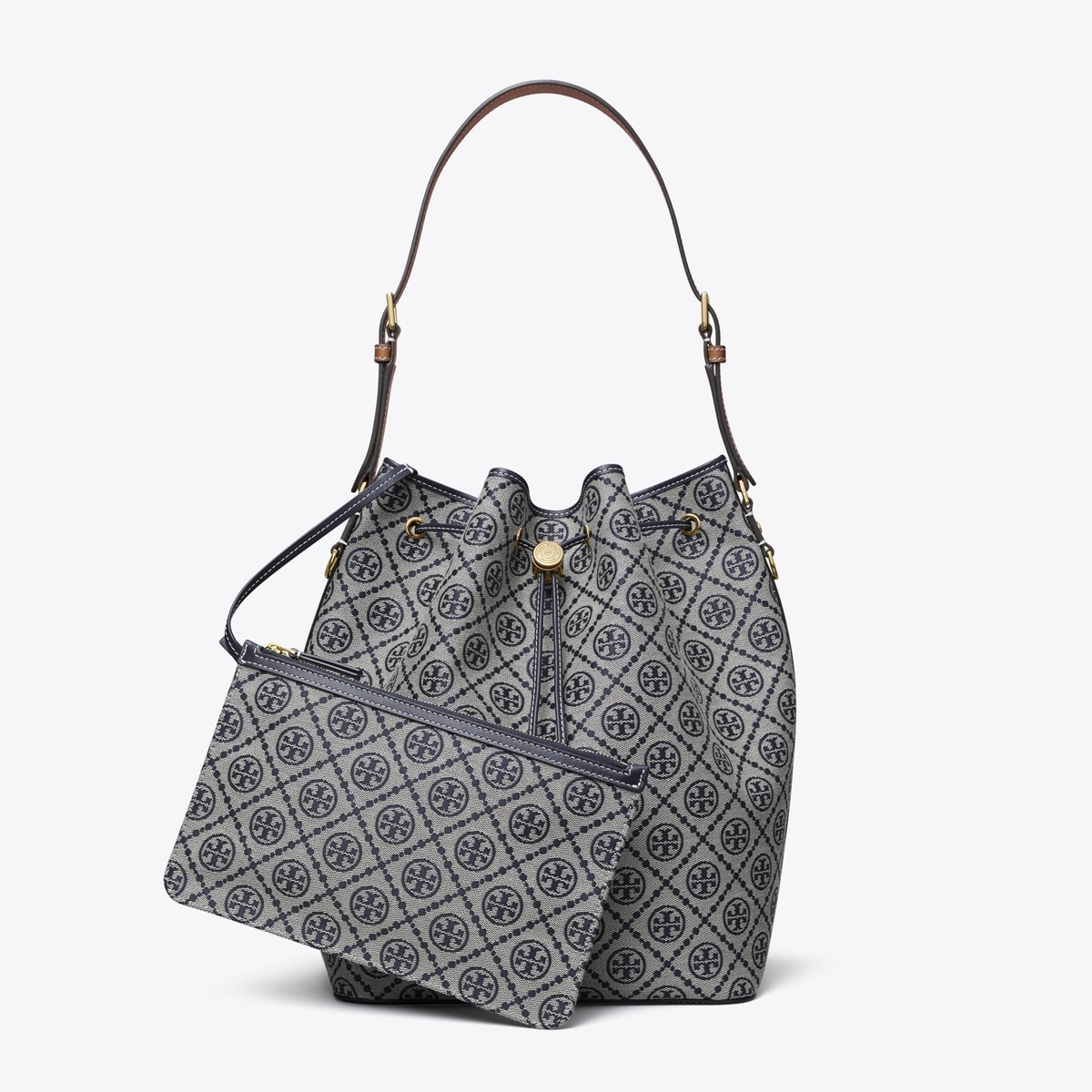 T Monogram Oversized Bucket Bag