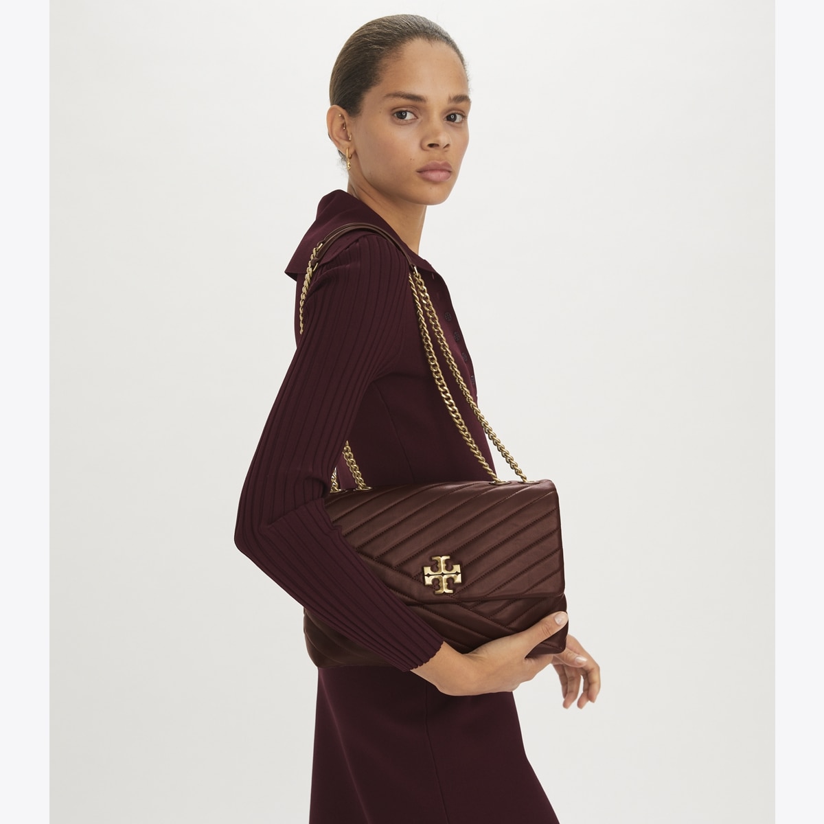 Kira Chevron Shoulder Bag