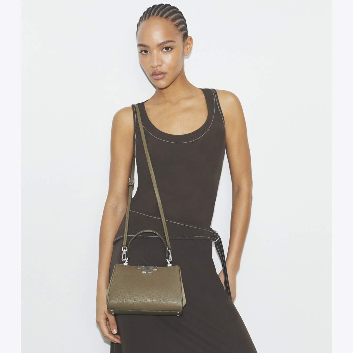 Mini Eleanor Pebbled Satchel