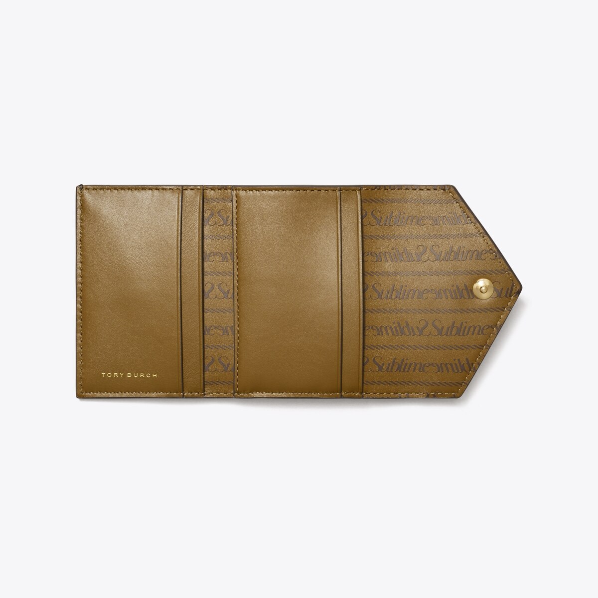 T Monogram Coated Canvas Small Envelope Wallet
