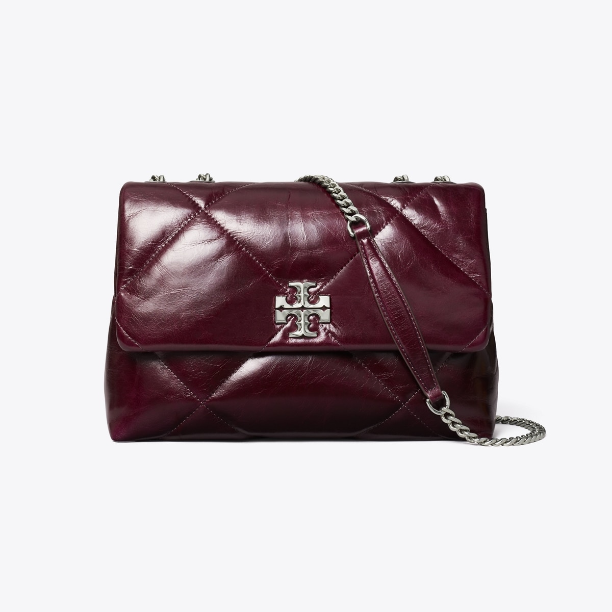 Kira Diamond Quilt Distressed Shoulder Bag