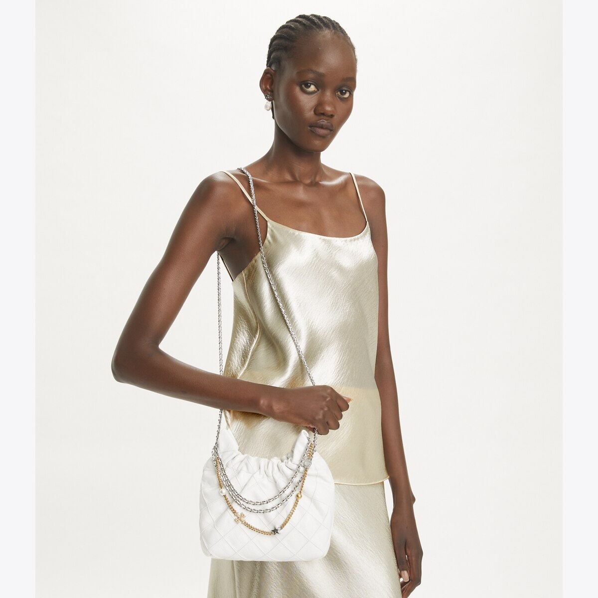 Mini Fleming Soft Distressed Hobo Bag