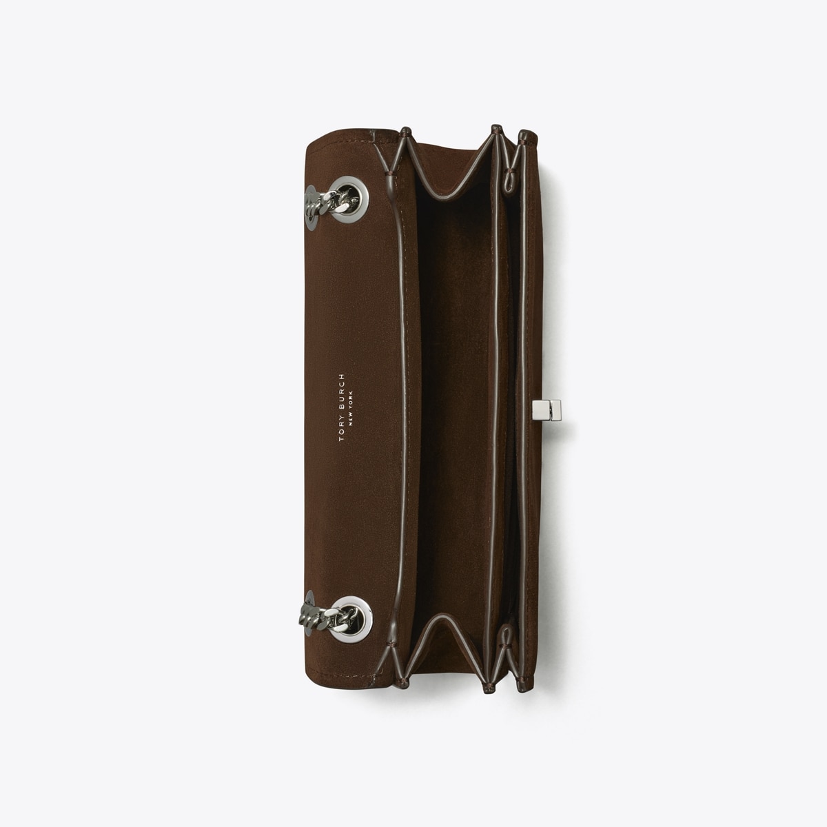 Kira Turnlock Suede Shoulder Bag