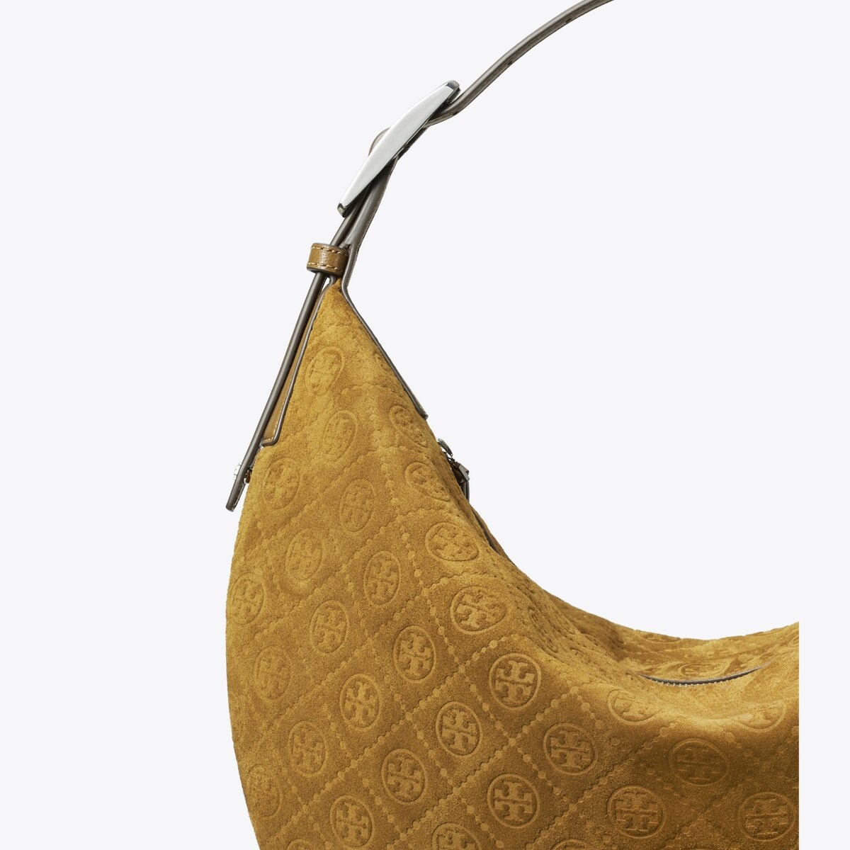 T Monogram Suede Balloon Bag