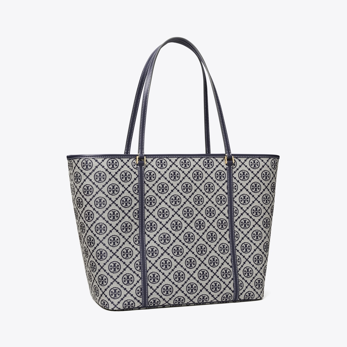 T Monogram Zip Tote