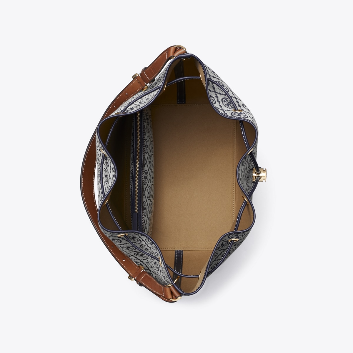 T Monogram Oversized Bucket Bag