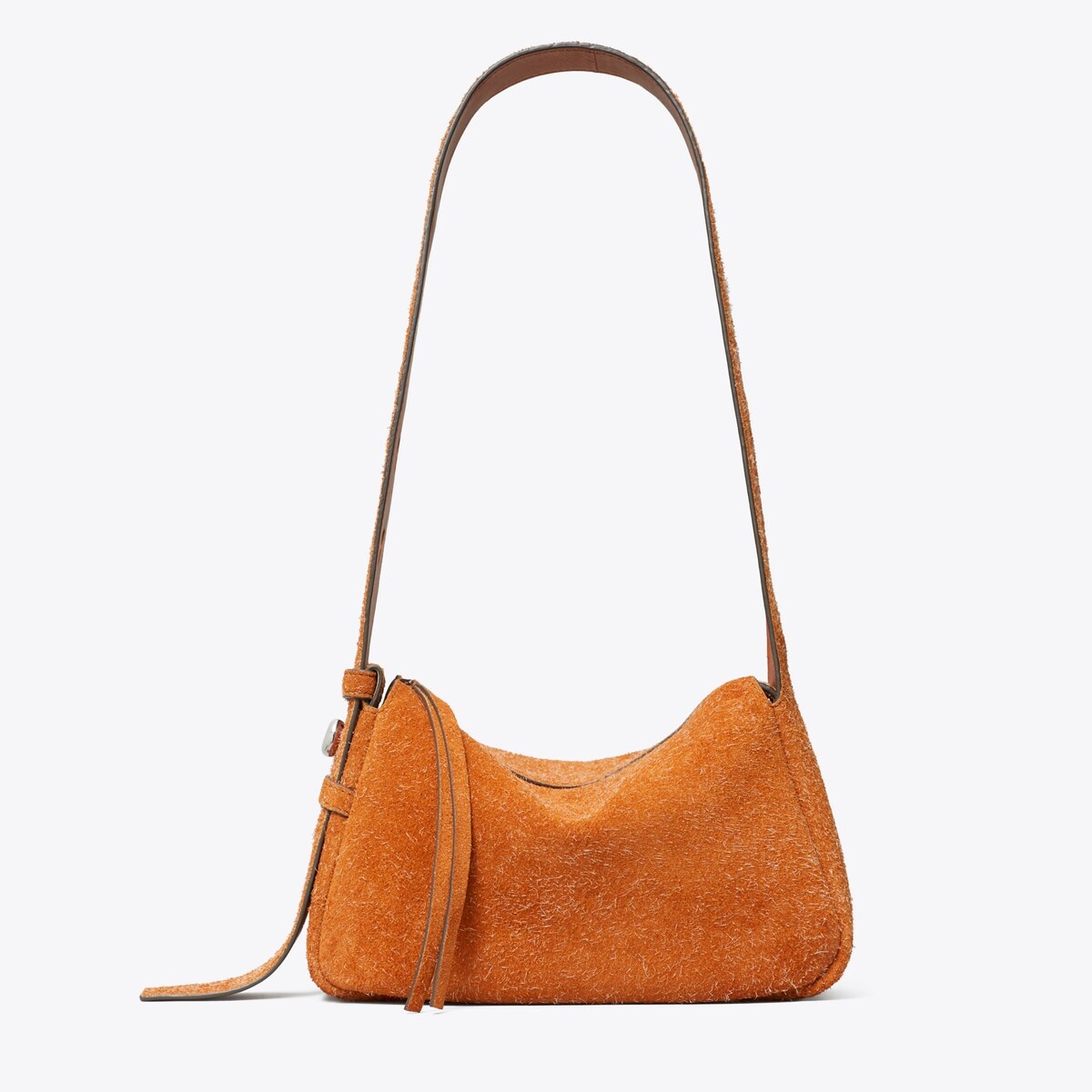 Small Romy Brushed Suede Shoulder Bag