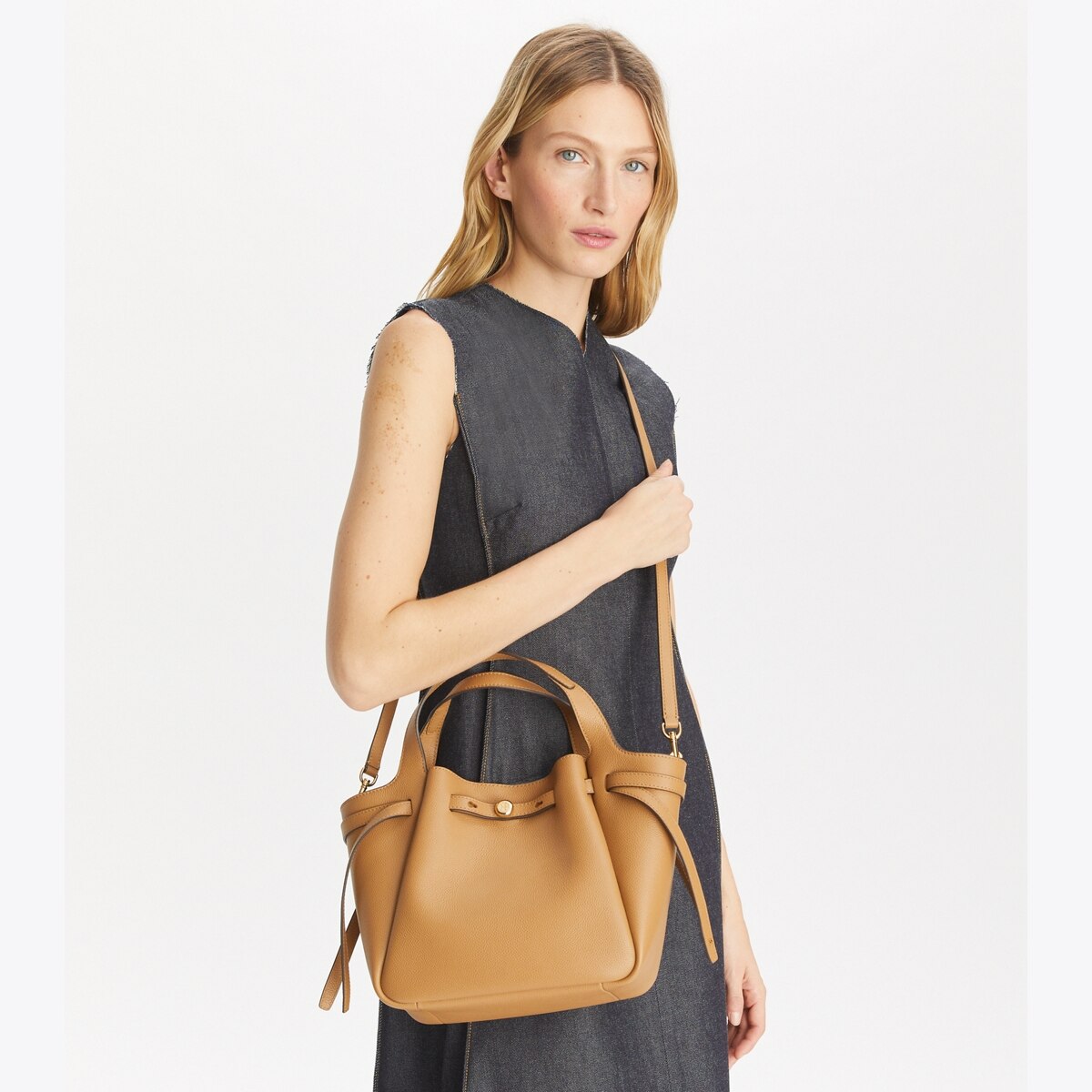 Small Romy Tote - deep brown
