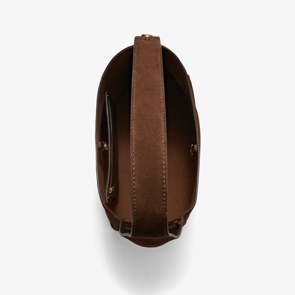 Romy Suede Hobo Bag - light cream