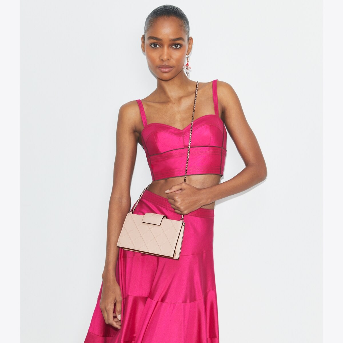 Mini Fleming Soft Crossbody - pink