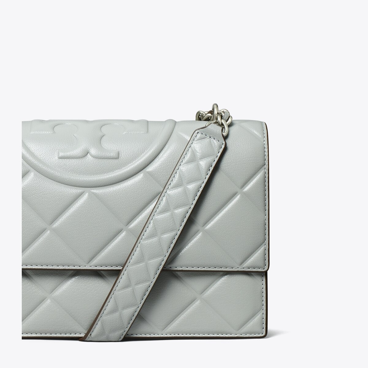 Small Fleming Shoulder Bag - gray