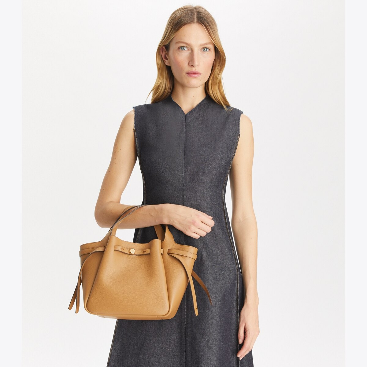 Small Romy Tote - deep brown