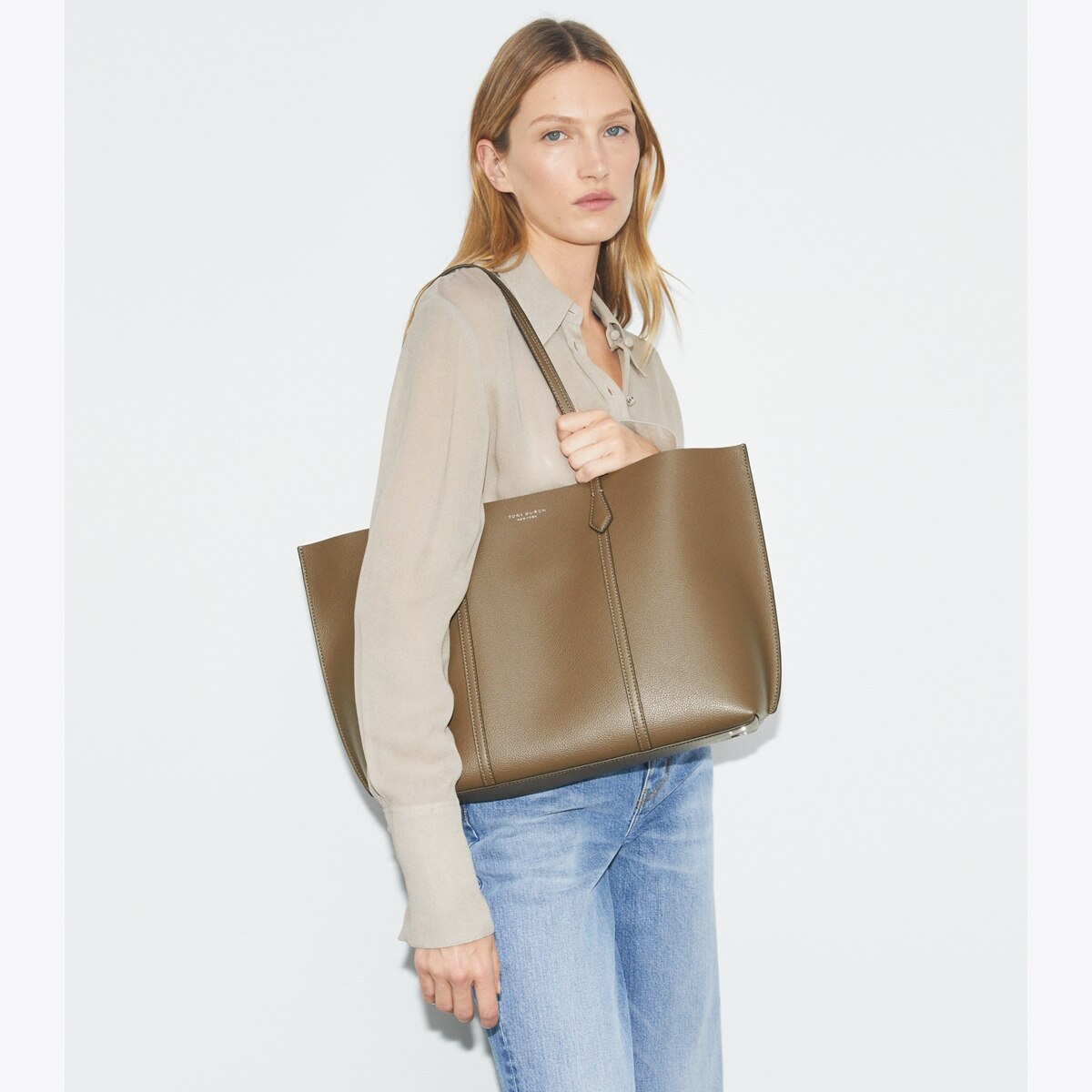 Perry Tote - tiramisu