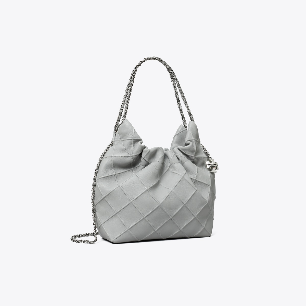 Mini Fleming Soft Hobo Bag - gray