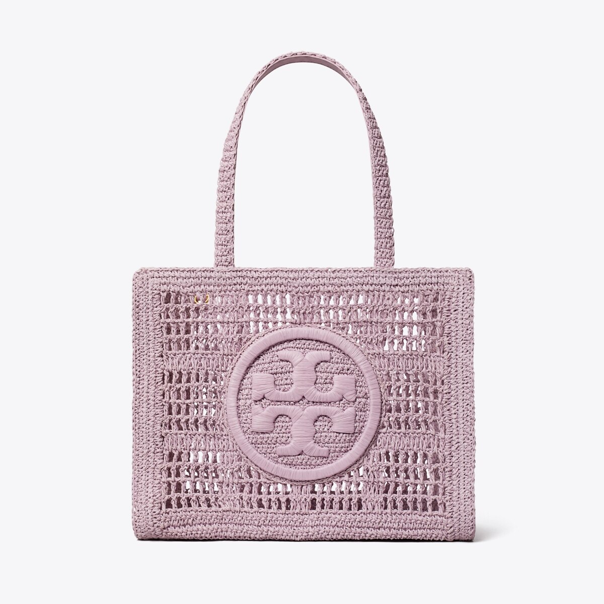 Small Ella Hand-Crocheted Tote - purple