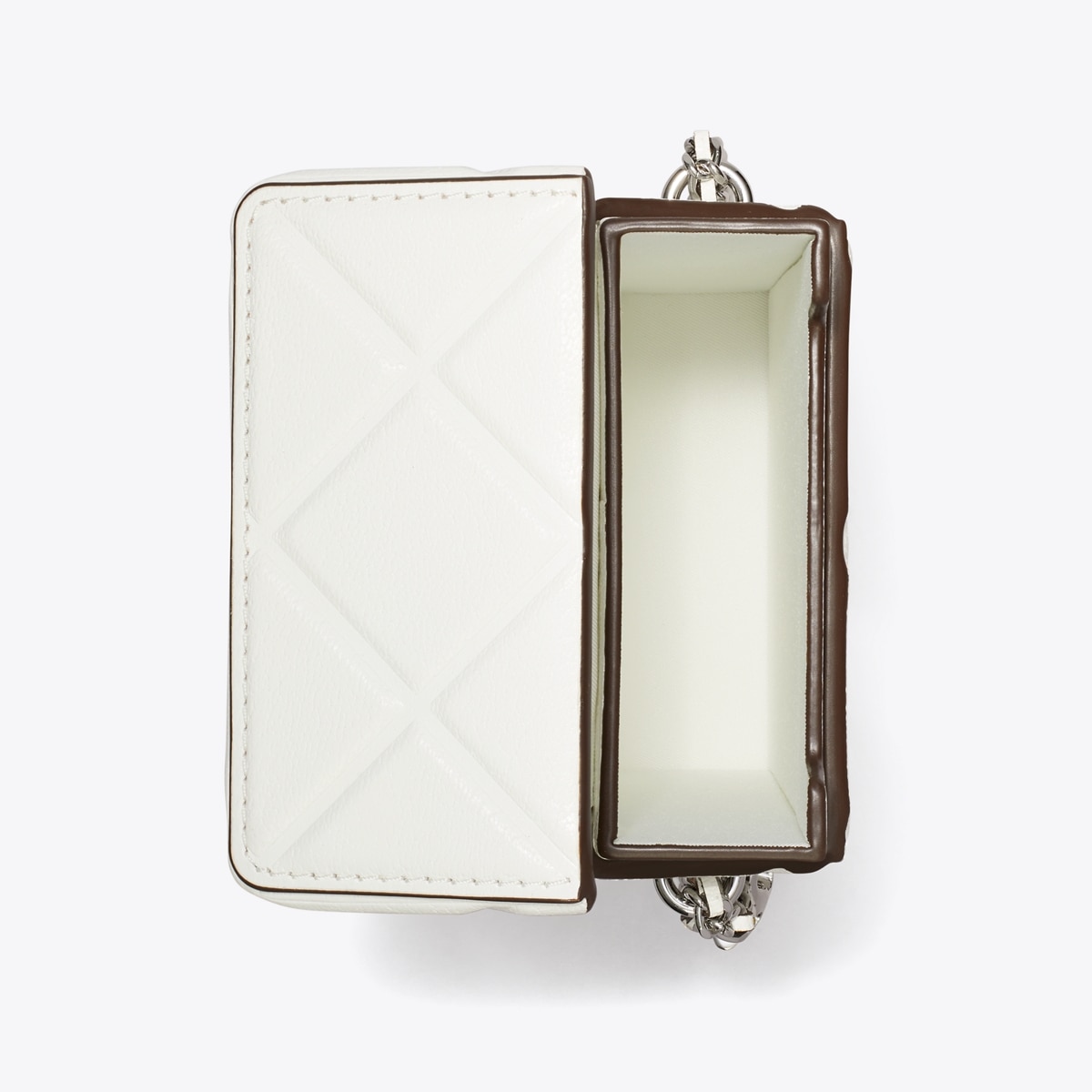 Fleming Phone Crossbody - white