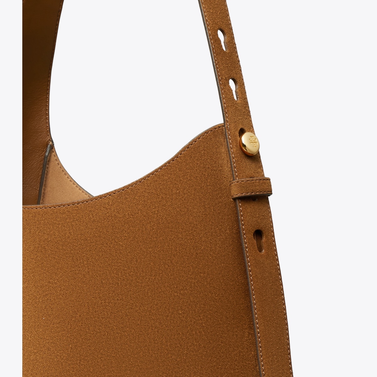 Romy Suede Hobo Bag - brown