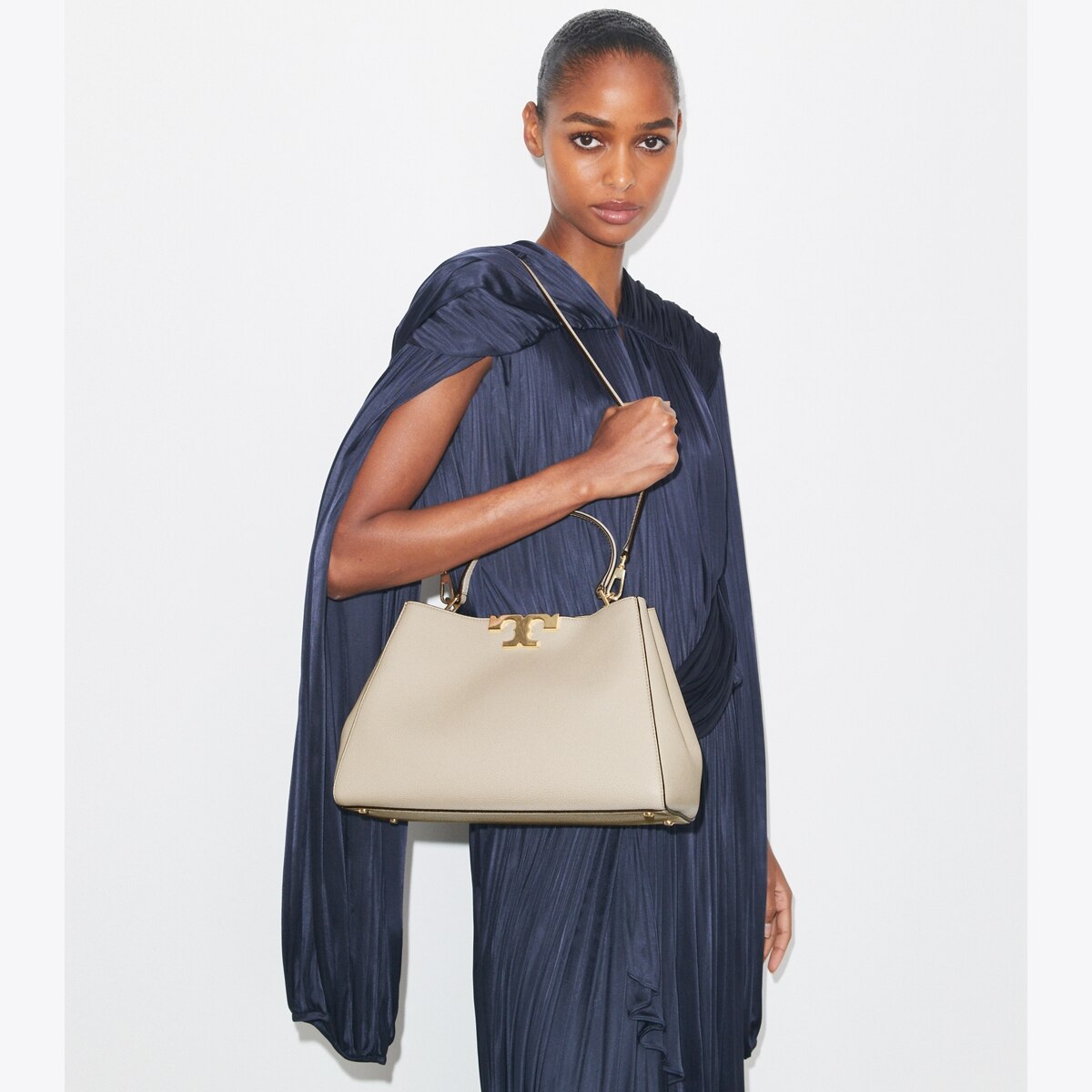 Eleanor Soft Satchel - tiramisu