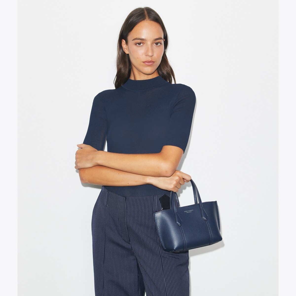 Mini Perry Tote - blue