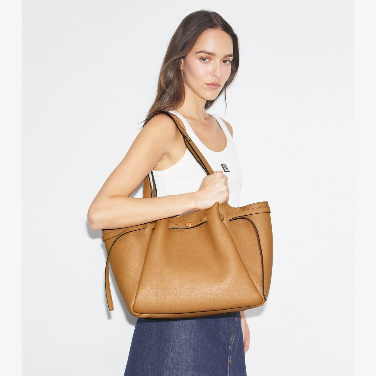Romy Tote - deep brown