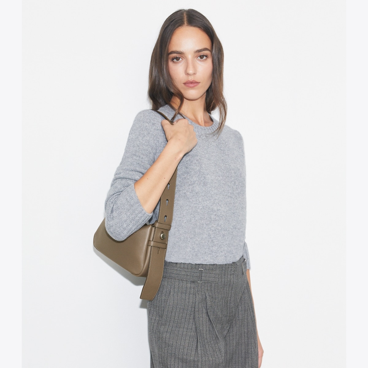 Small Romy Shoulder Bag - tiramisu