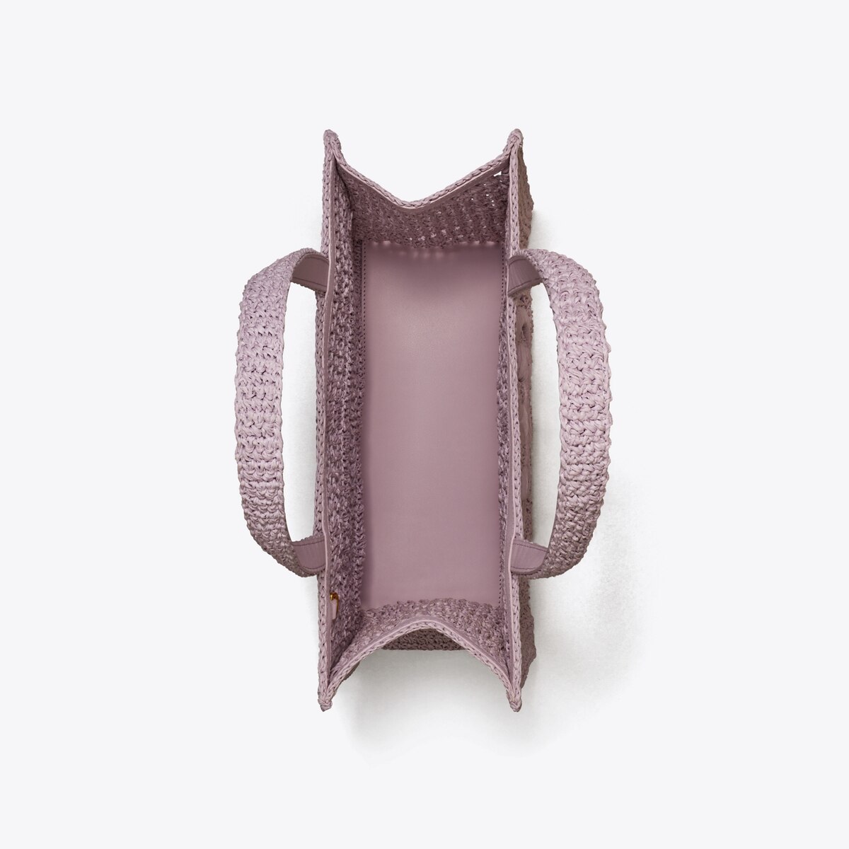 Small Ella Hand-Crocheted Tote - purple