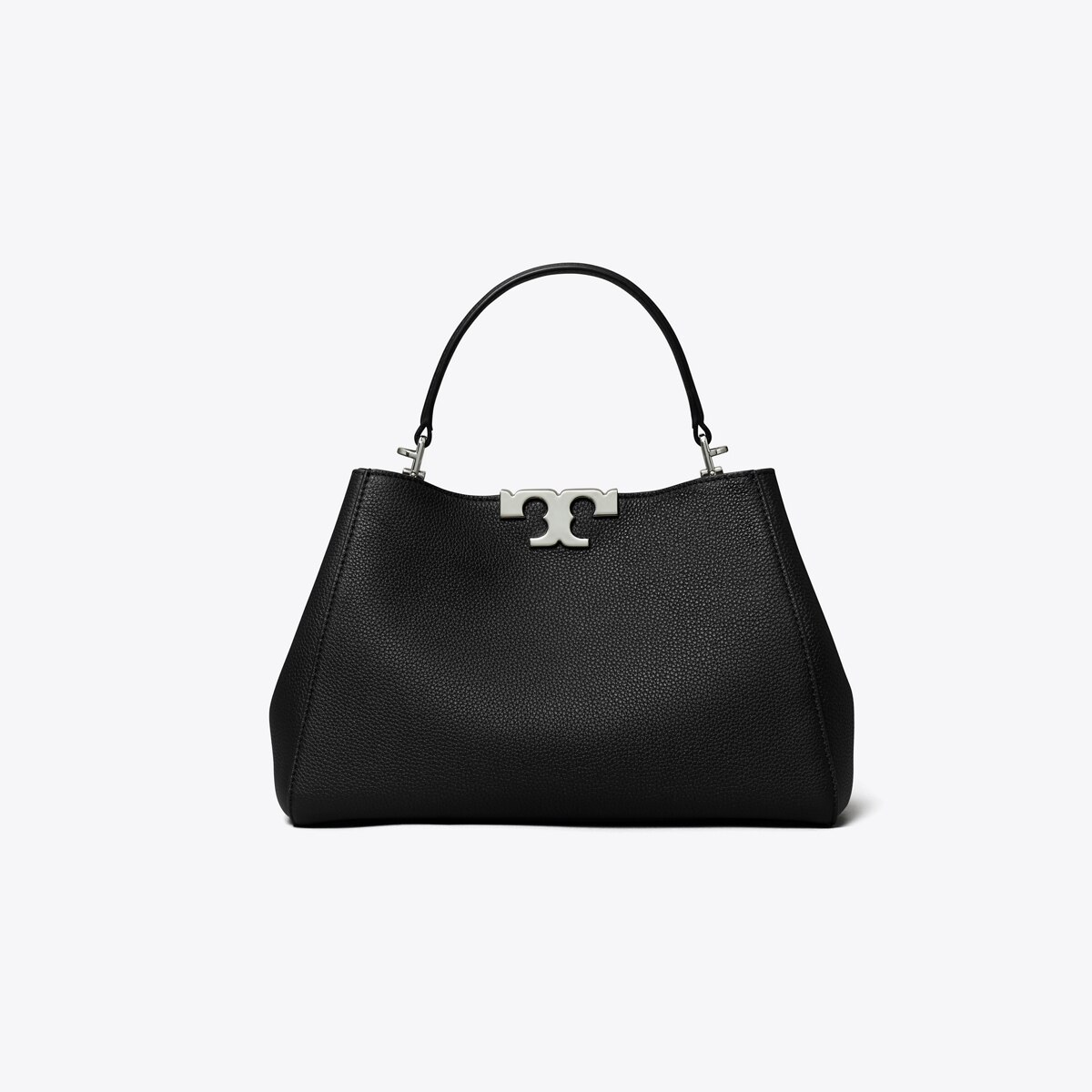 Medium Eleanor Soft Satchel - black
