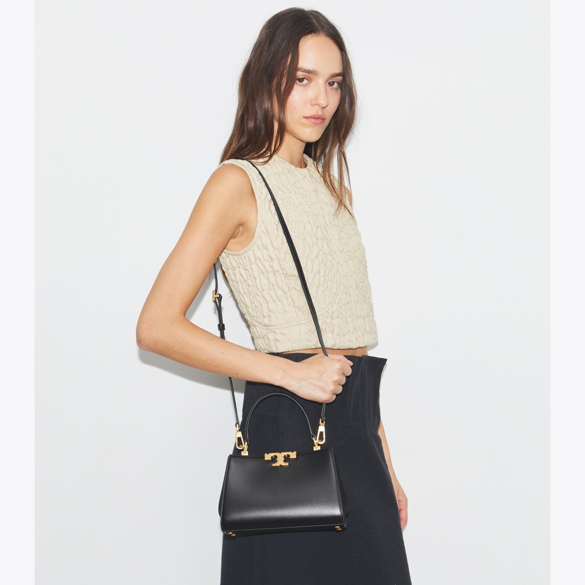 Mini Eleanor Satchel - black