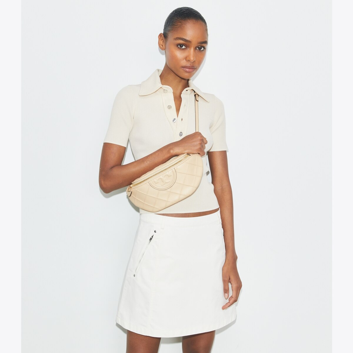 Fleming Soft Belt Bag - beige