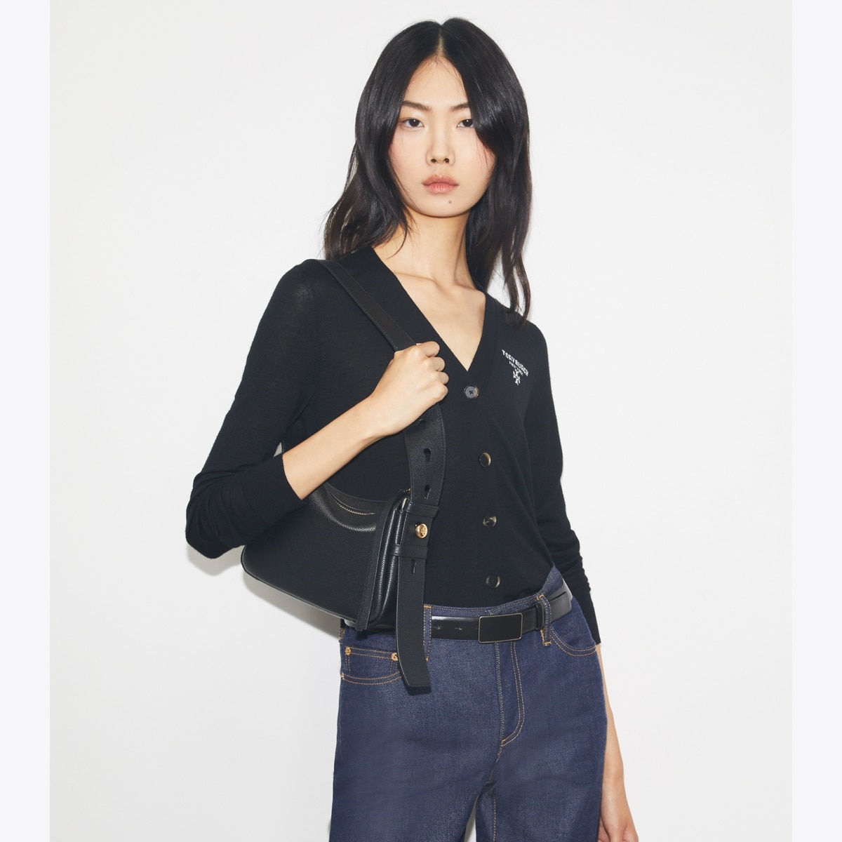 Small Romy Shoulder Bag - black