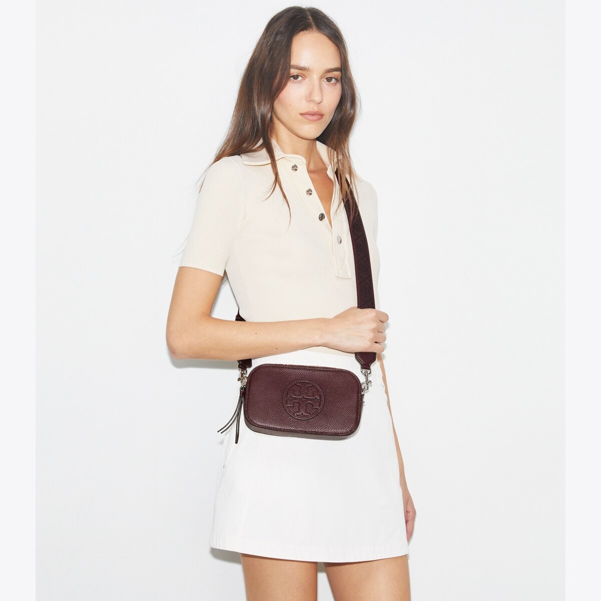 Mini Miller Crossbody Bag - purple