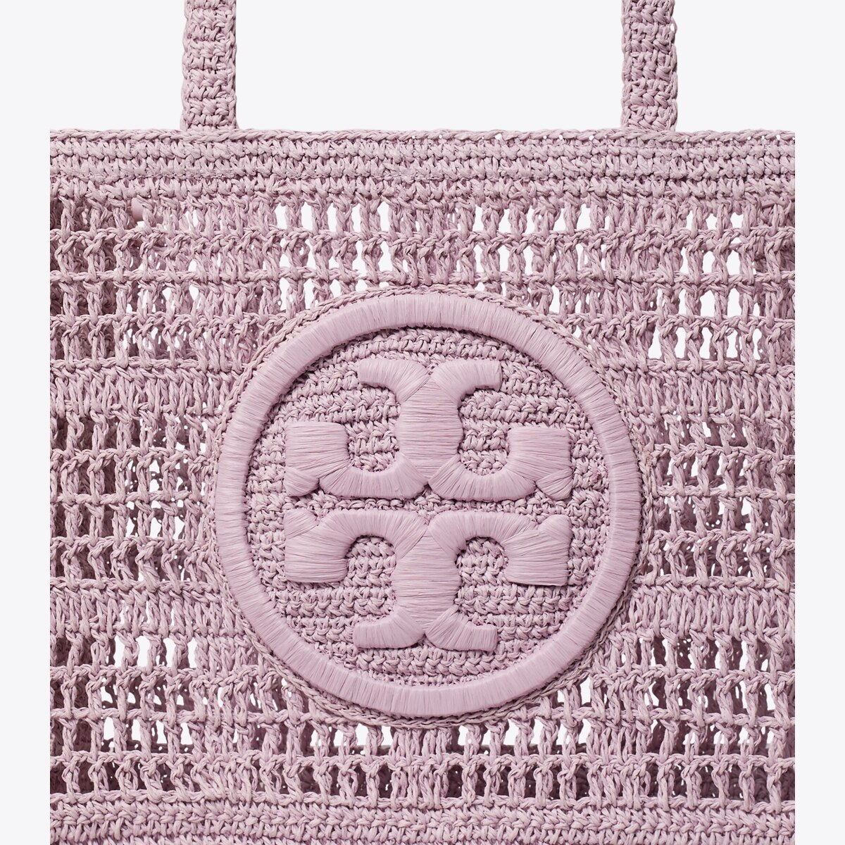 Small Ella Hand-Crocheted Tote - purple