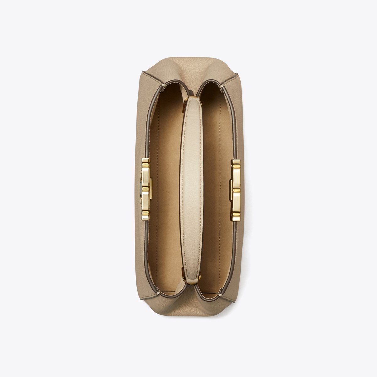 Medium Eleanor Soft Satchel - tiramisu