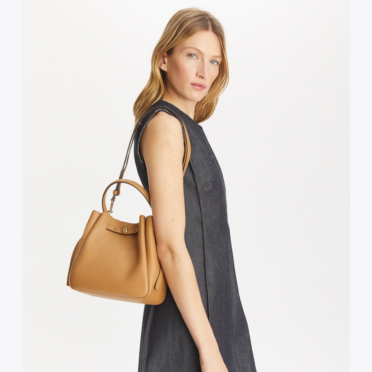 Romy Bucket Bag - deep brown