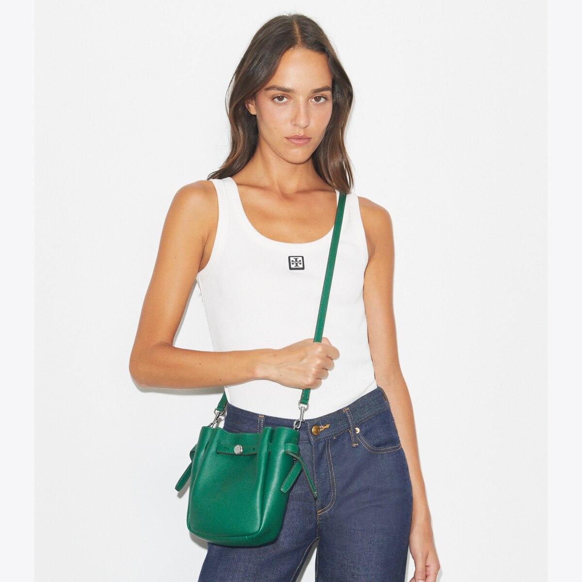 Small Romy Crossbody - dark kale