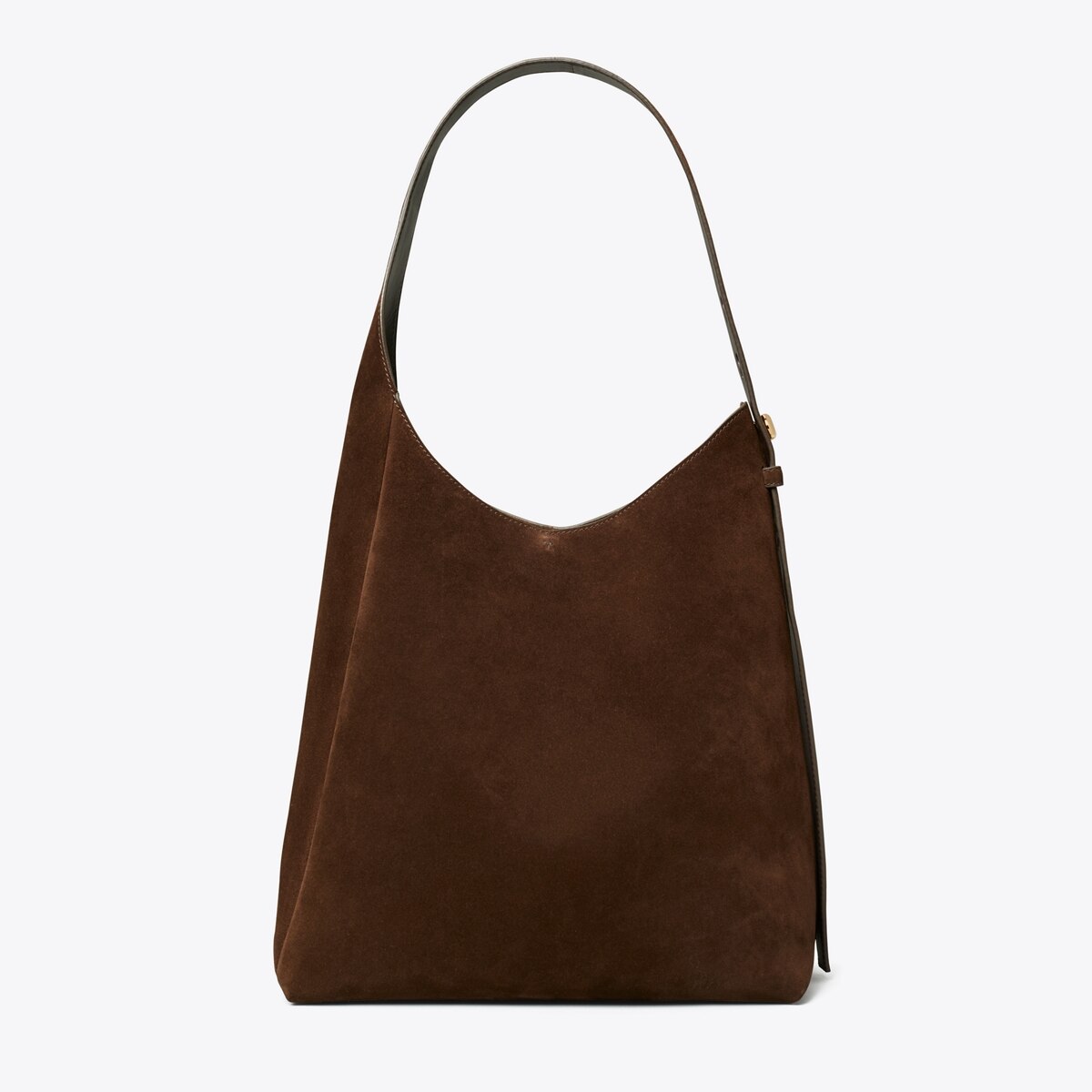 Romy Suede Hobo Bag - light cream